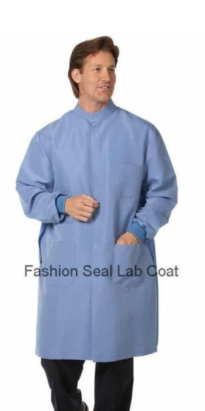 6401 : 6402 Fashion Seal Unisex Protective Coats with Snap Closure at Neck